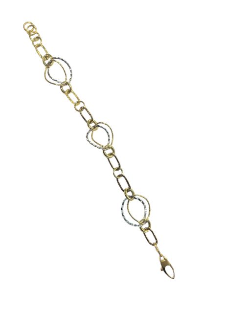 Bracciale Donna in Oro Bicolore 750 18k 6 grammi