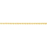 Bracciale in oro da donna a corda, un gioiello di lusso perfetto per un'idea regalo preziosa. (Vista 2)