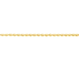 Bracciale in oro da donna a corda, un gioiello di lusso perfetto per un'idea regalo preziosa. (Vista 2)