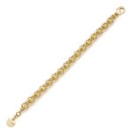Bracciale UnoAerre Catena Rolò: un gioiello di lusso che incarna l'eleganza senza tempo. (Vista 2)