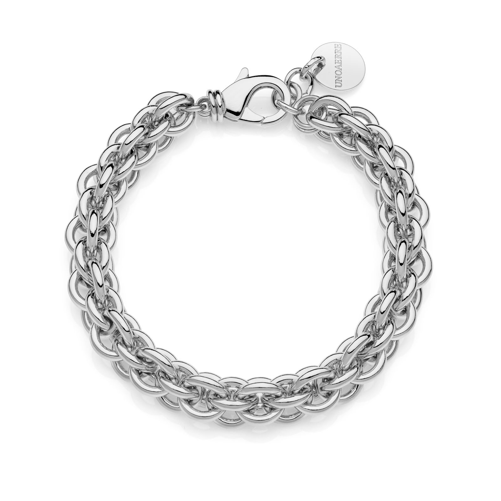 Bracciale UnoAerre Catena Rolò: un gioiello di lusso che incarna l'eleganza senza tempo, perfetto per chi cerca un'idea regalo preziosa.