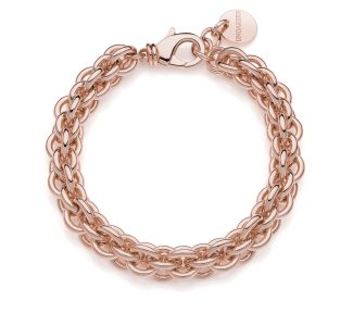 Bracciale UnoAerre Catena Rolò: un gioiello di lusso che incarna l'eleganza senza tempo.