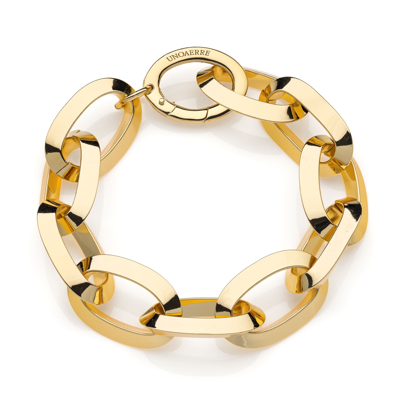 Bracciale UnoAerre in Oro con Dettagli Preziosi | Gioielleria Patricia Oro Bracciale UnoAerre, un gioiello di lusso che incarna l'eleganza e la raffinatezza dell'alta gioielleria italiana.