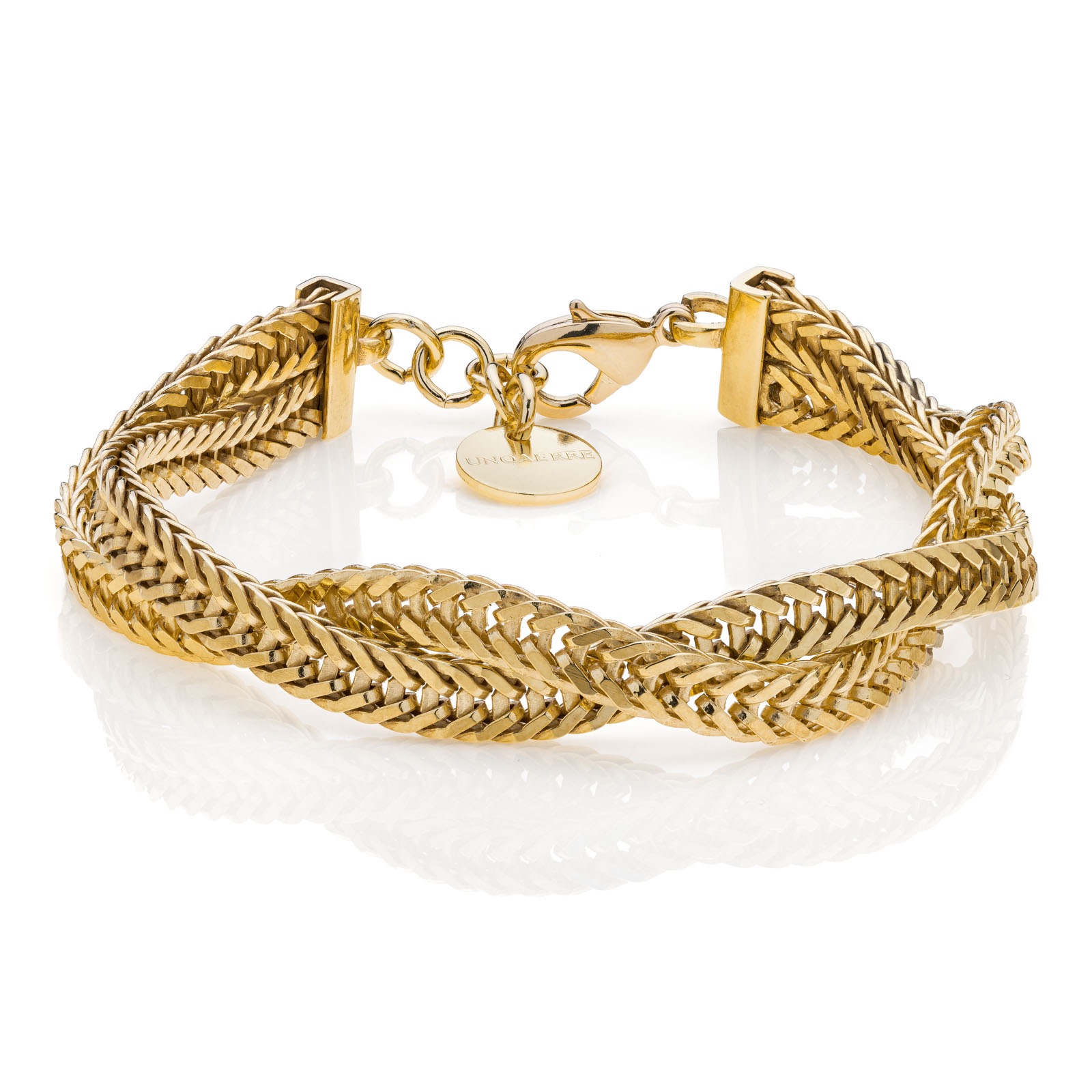 Bracciale UnoAerre, un gioiello di lusso che incarna l'eleganza e la raffinatezza dell'alta gioielleria italiana.