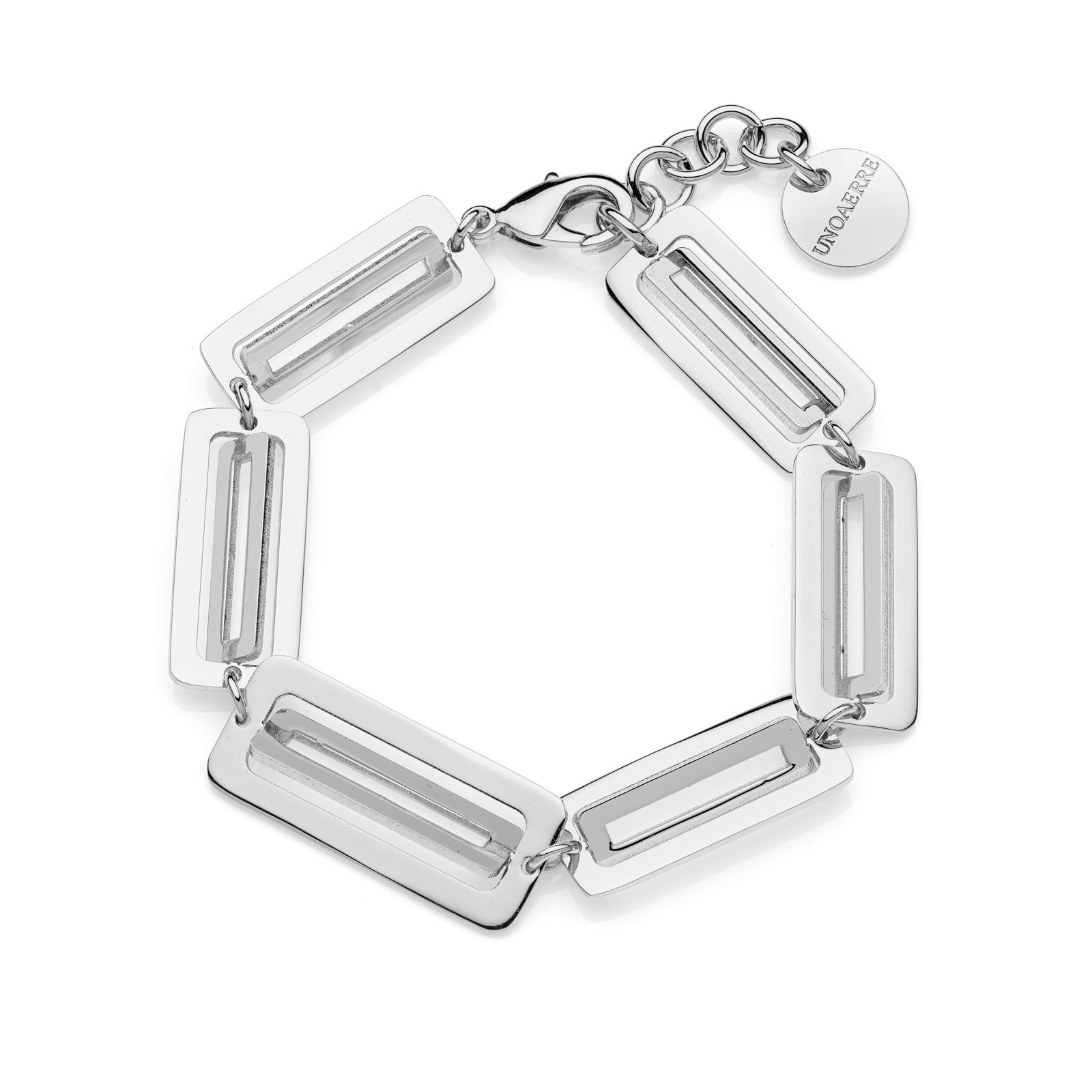 Bracciale UnoAerre, un gioiello di lusso che incarna l'eleganza e la raffinatezza dell'alta gioielleria italiana.