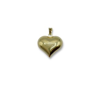 Ciondolo a forma di cuore in oro 750, un gioiello di lusso perfetto per un regalo prezioso.