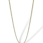 Collana cordone in oro 750, un gioiello di lusso perfetto per un'idea regalo preziosa. (Vista 2)