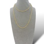 Collana cordone in oro 750, un gioiello di lusso perfetto per un'idea regalo preziosa.