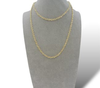 Collana cordone in oro 750, un gioiello di lusso perfetto per un'idea regalo preziosa.