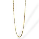Collana girocollo da uomo in oro 18k, un gioiello di lusso perfetto per un regalo prezioso.