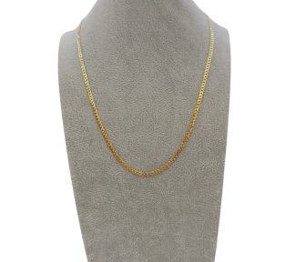 Collana in oro lunga da uomo, un gioiello di lusso realizzato con maestria artigianale. (Vista 2)