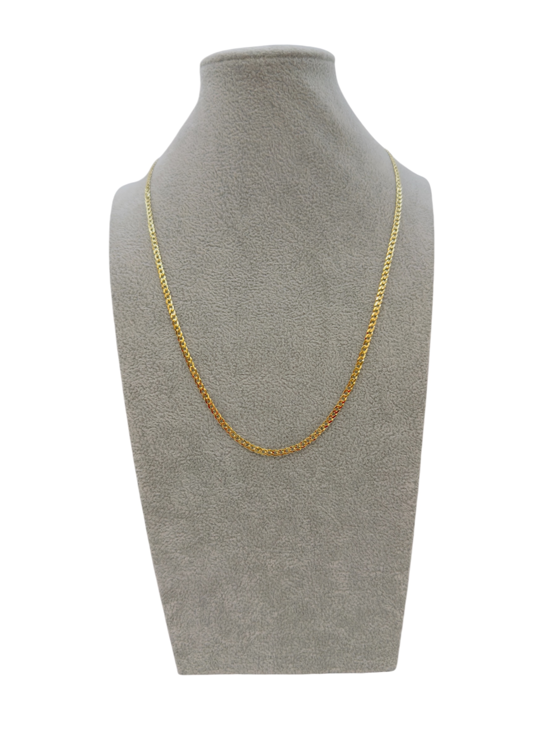 Collana in oro lunga da uomo, un gioiello di lusso realizzato con maestria artigianale. (Vista 2)