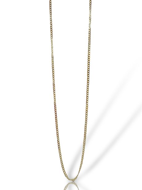 Collana in Oro Lunga Uomo Bicolore 18kt 60cm