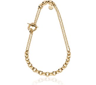 Collana UnoAerre Rolò Corta: un gioiello di lusso per un'eleganza senza tempo.