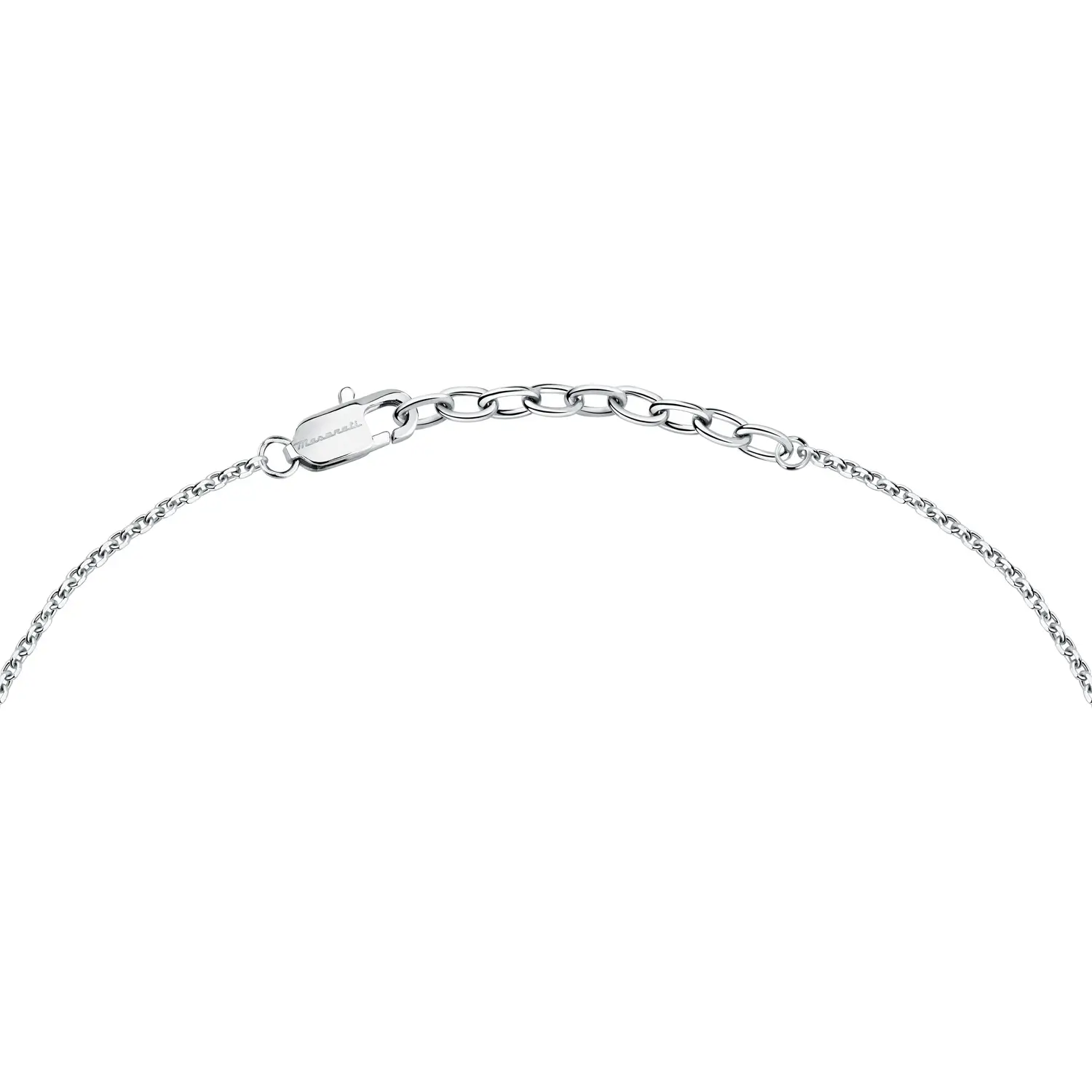 Scopri la Collana Uomo Maserati Iconic, un gioiello di lusso che incarna l'eleganza e lo stile del brand. Perfetta come idea regalo preziosa. (Vista 2)