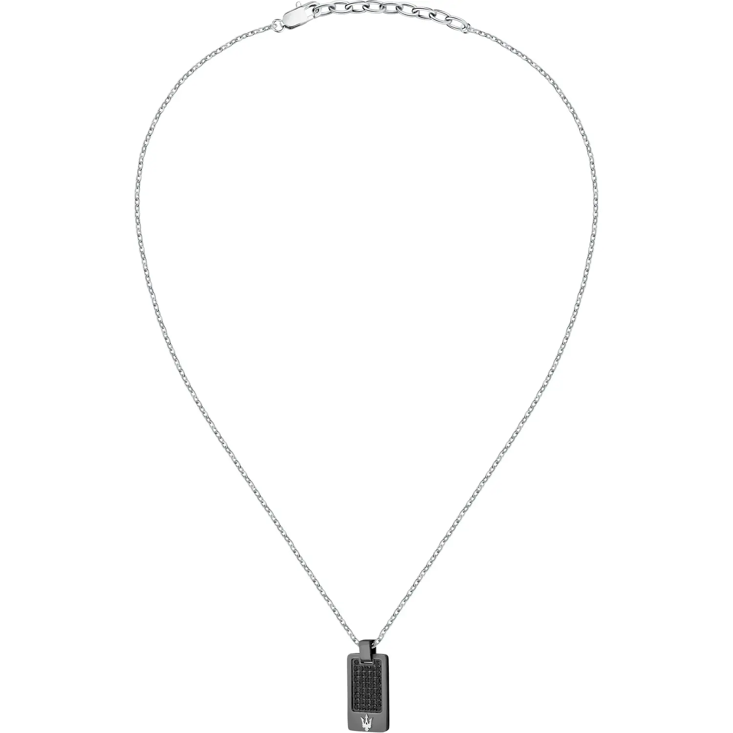Scopri la Collana Uomo Maserati Iconic, un gioiello di lusso che incarna l'eleganza e lo stile del brand. Perfetta come idea regalo preziosa.