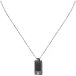 Scopri la Collana Uomo Maserati Iconic, un gioiello di lusso che incarna l'eleganza e lo stile del brand. Perfetta come idea regalo preziosa. (Vista 3)
