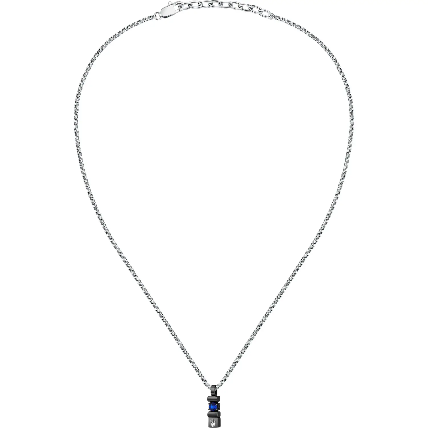 Scopri la Collana Uomo Maserati Sapphire, un gioiello di lusso che incarna l'eleganza e la raffinatezza. Un'idea regalo preziosa per l'uomo che ama distinguersi.