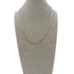 Collana da uomo in oro bicolore, un gioiello di lusso perfetto per un regalo prezioso. (Vista 2)