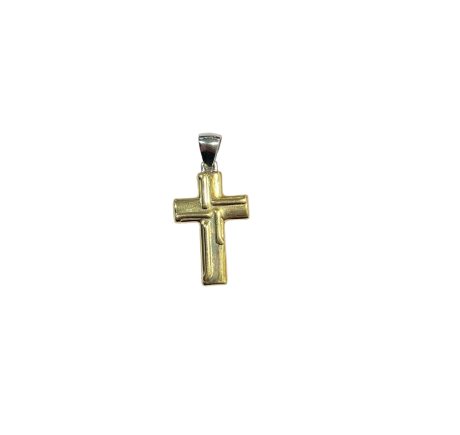 Croce Uomo Oro 750 1.5g Giallo