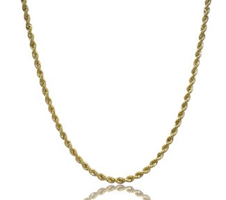 Girocollo Corda Donna in Oro, un gioiello di lusso perfetto per un'idea regalo preziosa.