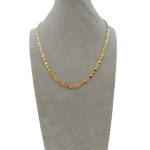 Girocollo in oro bicolore maschile, un gioiello di lusso perfetto per un regalo prezioso. (Vista 2)