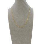 Elegante girocollo da donna in oro giallo, un gioiello di lusso perfetto per un'idea regalo preziosa. (Vista 2)