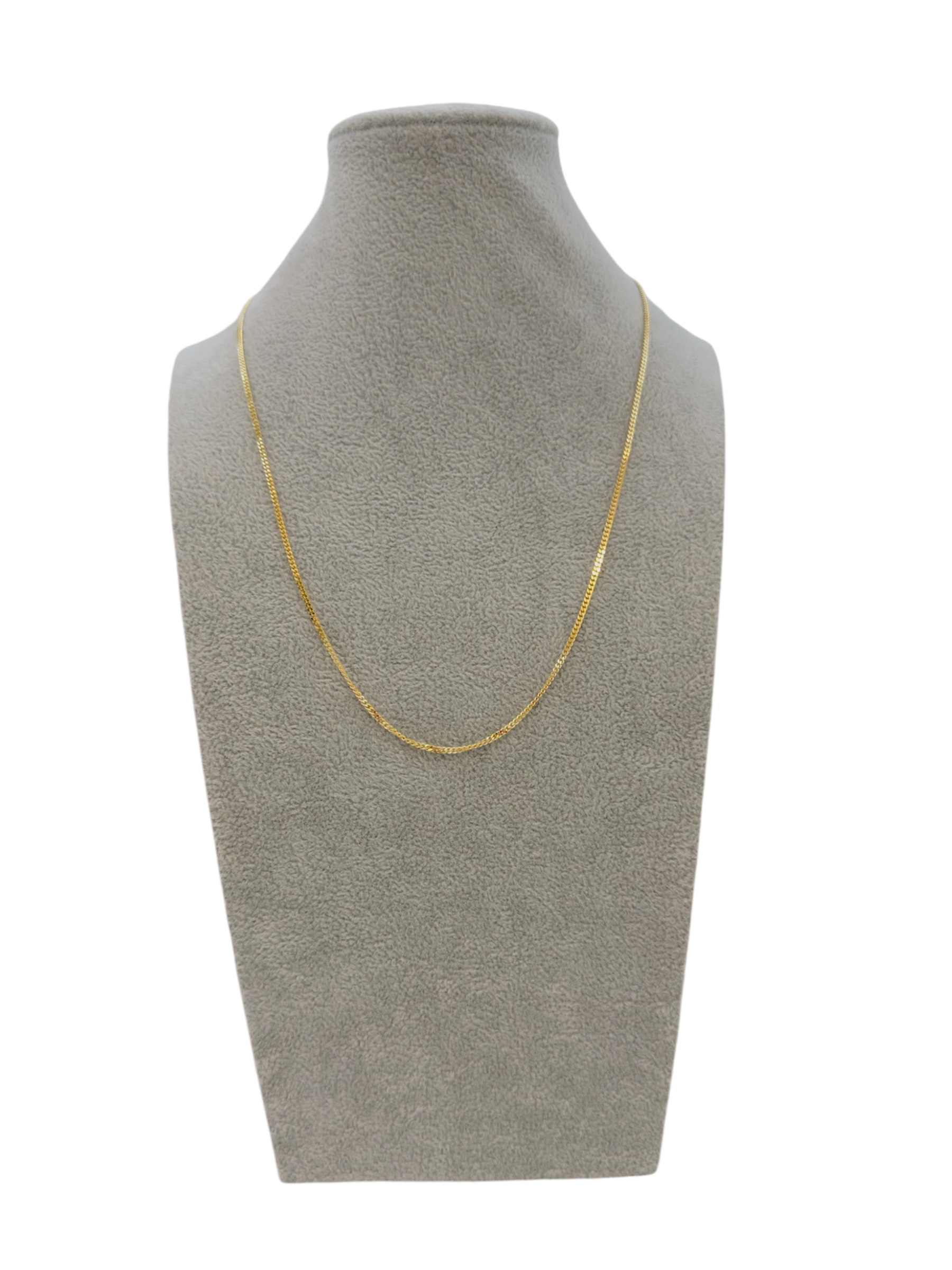Elegante girocollo da donna in oro giallo, un gioiello di lusso perfetto per un'idea regalo preziosa. (Vista 2)