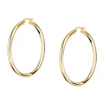 Orecchini cerchi oro 750 - cerchi in oro giallo 18k