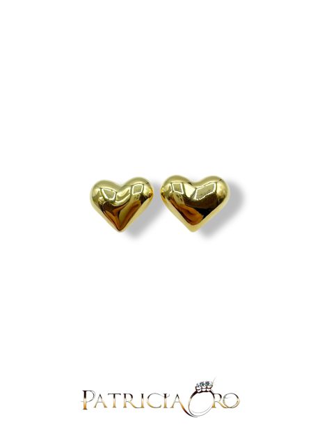 Orecchini a Cuore in Oro 18kt 750