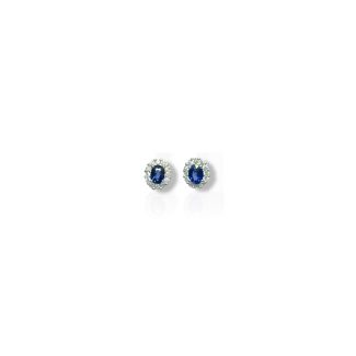 Sapphire and Diamond Earrings Davite&Delucchi 18kt Gold