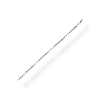 Men's 18kt White Gold Bracelet