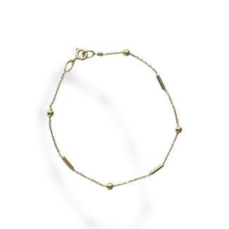 Women's 18kt Yellow Gold Bracelet – 17.5 cm