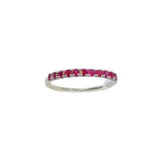 Veretta Ruby Ring in 18kt White Gold Davite & Delucchi