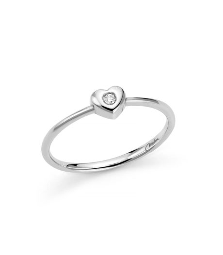 Anello Cuore in Oro 375 con Diamante Naturale Miluna
