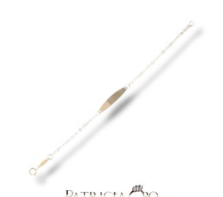 Bracciale per bimbo/a in oro 18k, un gioiello made in italy di alta qualità, perfetto come idea regalo preziosa.