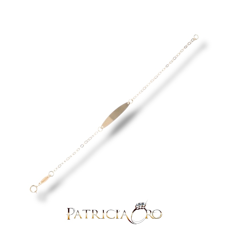 Bracciale per bimbo/a in oro 18k, un gioiello made in italy di alta qualità, perfetto come idea regalo preziosa.