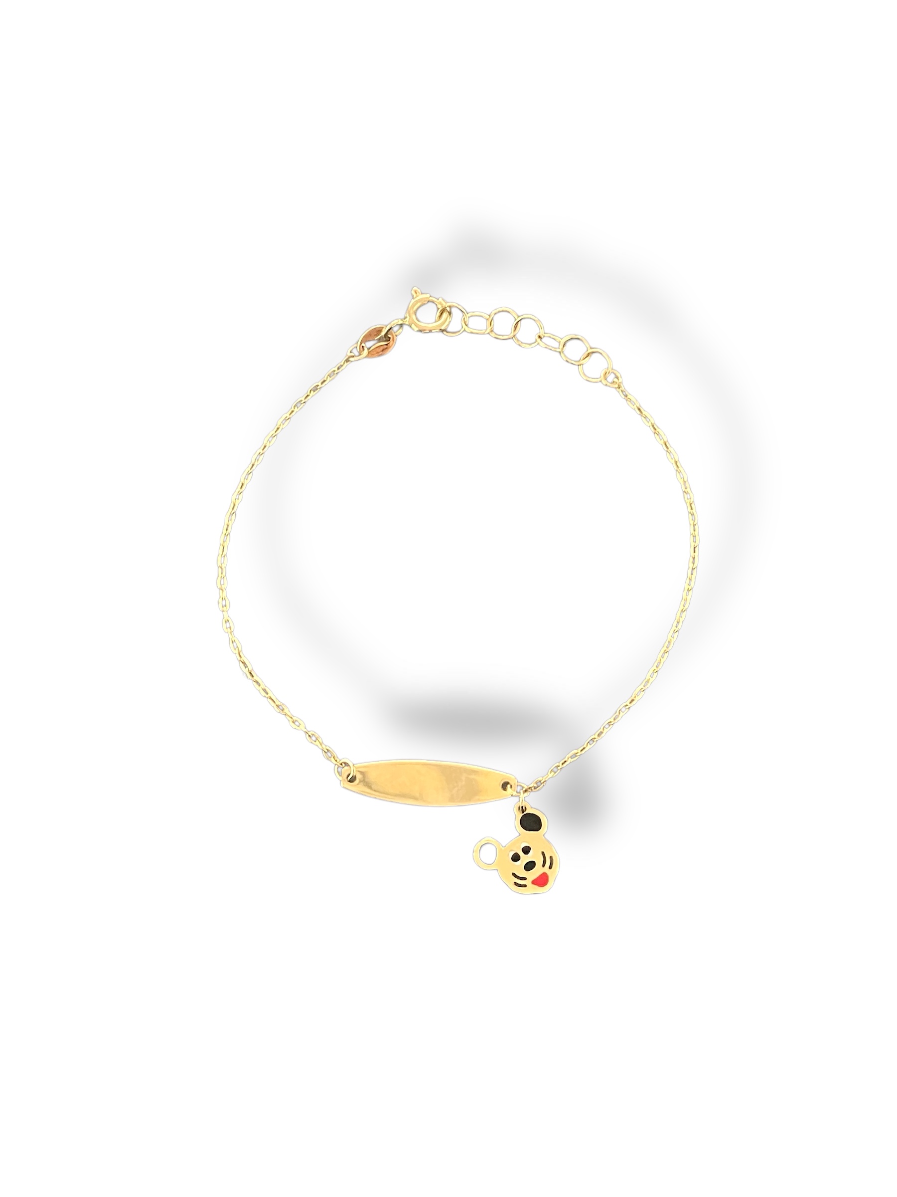 Bracciale Bimbo in Oro 18k con Ciondolo - Gioielli Made in Italy | Gioielleria Patricia Oro Bracciale per bimbo in oro con ciondolo, un gioiello made in italy di alta qualità.