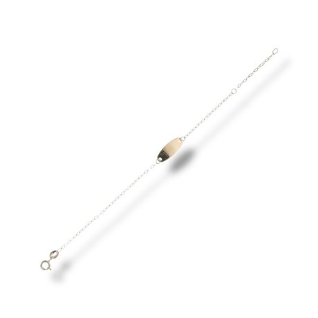 Bracciale Bimbo in Oro 18kt con Targhetta