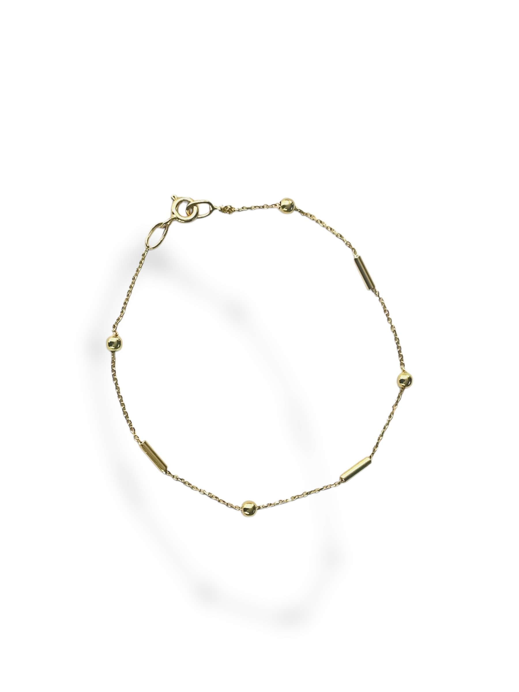 Bracciale da donna in oro giallo, un gioiello di lusso perfetto per un'occasione speciale.
