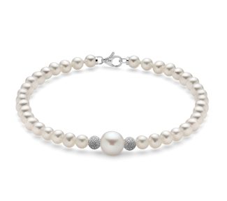 Bracciale Miluna Perle: un gioiello di lusso che incarna l'eleganza senza tempo, perfetto per un'idea regalo preziosa.