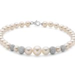 Bracciale Miluna perle oro 750 freshwater eleganza