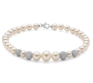 Bracciale Miluna Perle: un gioiello di lusso che incarna l'eleganza senza tempo, perfetto per un'idea regalo preziosa.