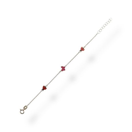 Bracciale Bimba in Oro 750 (18kt) con Ciondoli Smaltati