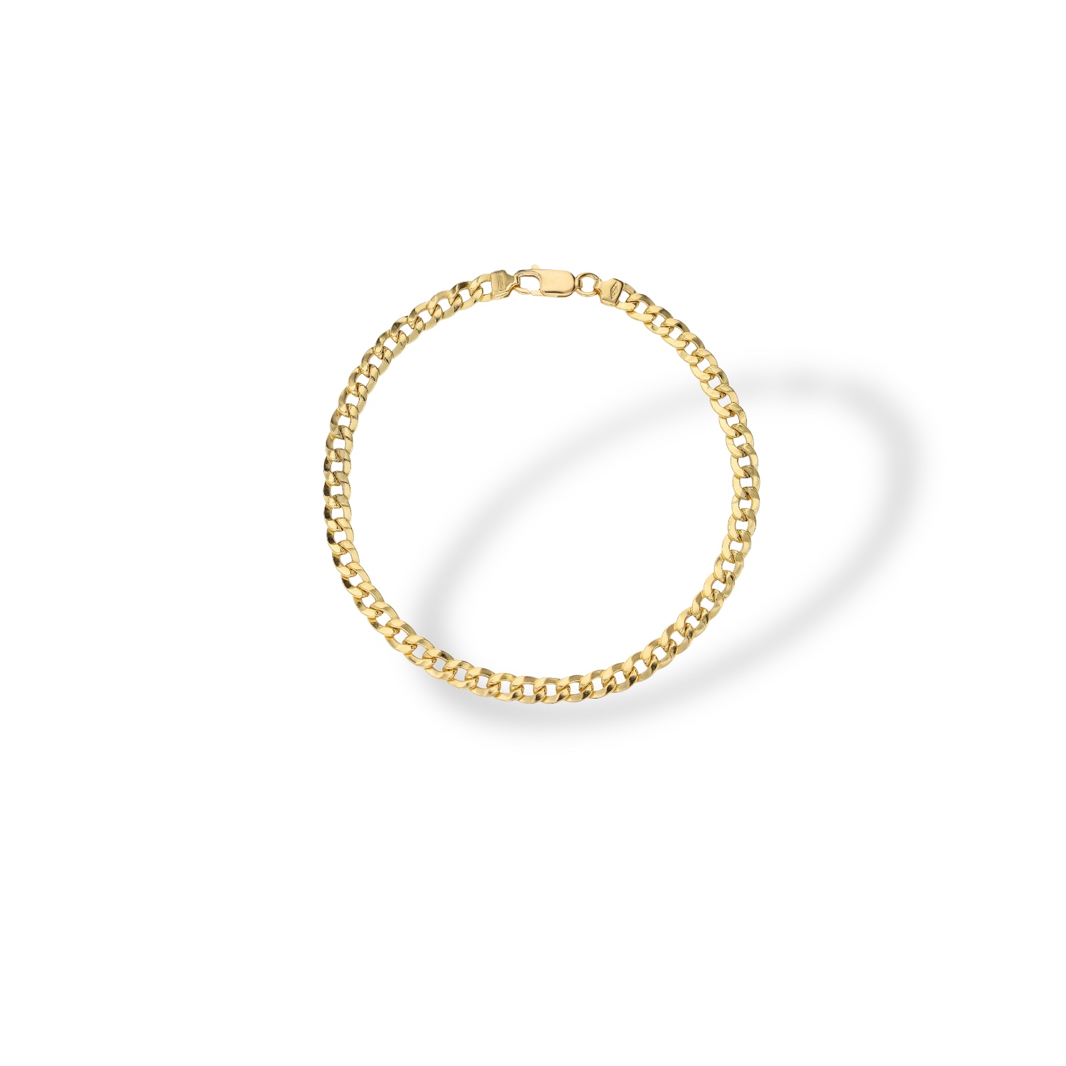 Bracciale da uomo in oro giallo, un gioiello di lusso perfetto per un'idea regalo preziosa.