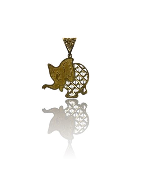 Ciondolo Elefante in Oro 18kt