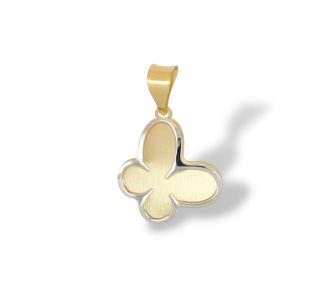 Splendido ciondolo a farfalla in oro 750, un gioiello di lusso perfetto per un regalo prezioso.
