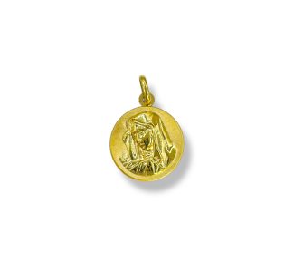 Splendido Ciondolo Madonna in Oro Giallo, un gioiello di lusso perfetto per un regalo prezioso.