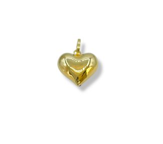 Ciondolo in oro 750 a forma di cuore, un gioiello di lusso perfetto per un regalo prezioso.