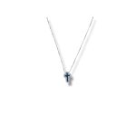 Splendida Collana Croce Davite & Delucchi con zaffiri e diamanti, un gioiello di lusso per un'eleganza senza tempo. (Vista 2)